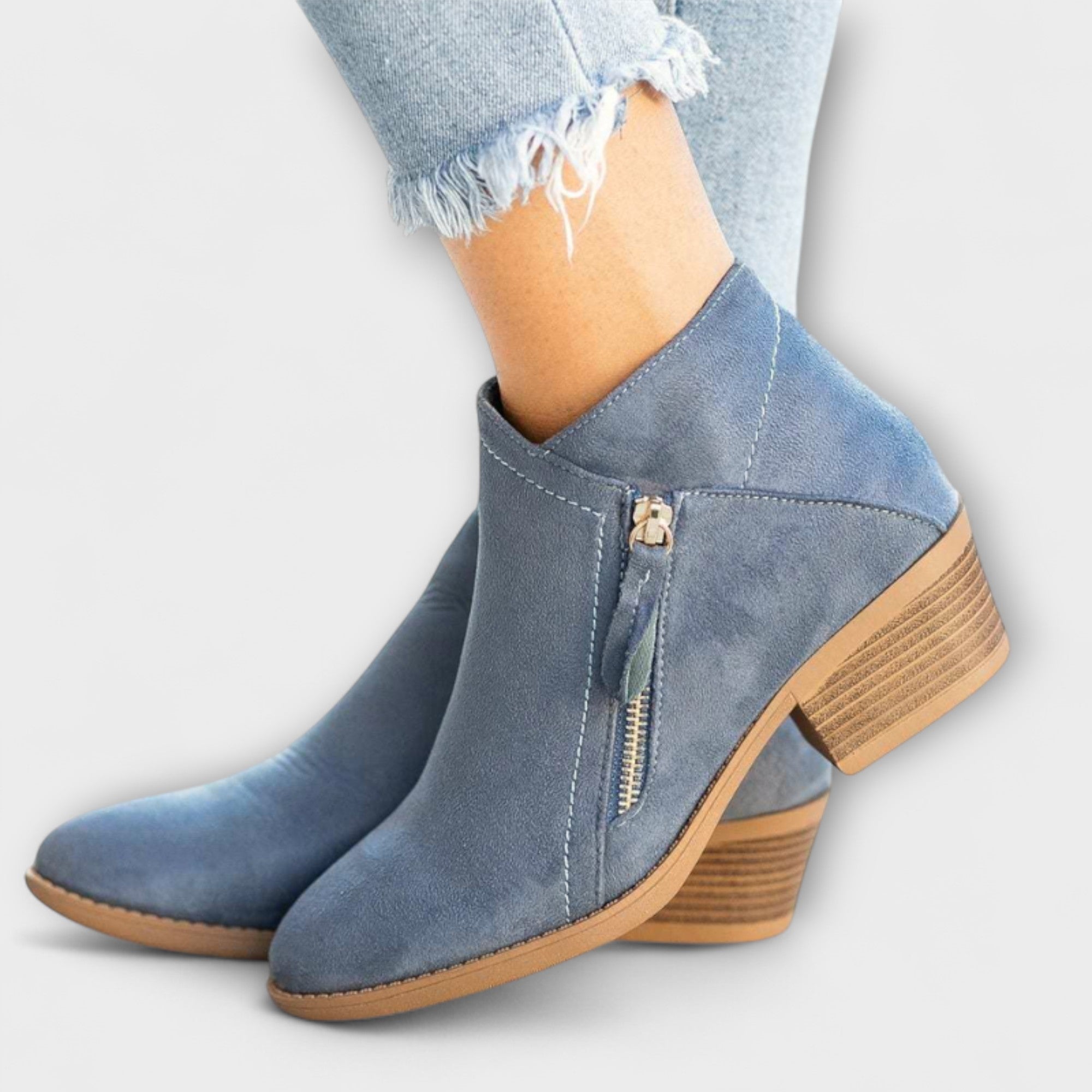 Michelle - Orthopaedic Artivole Boots with Wide Heel