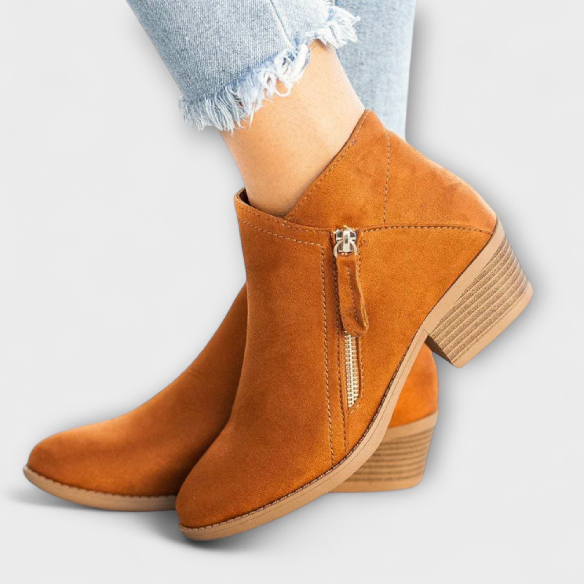 Michelle - Orthopaedic Artivole Boots with Wide Heel